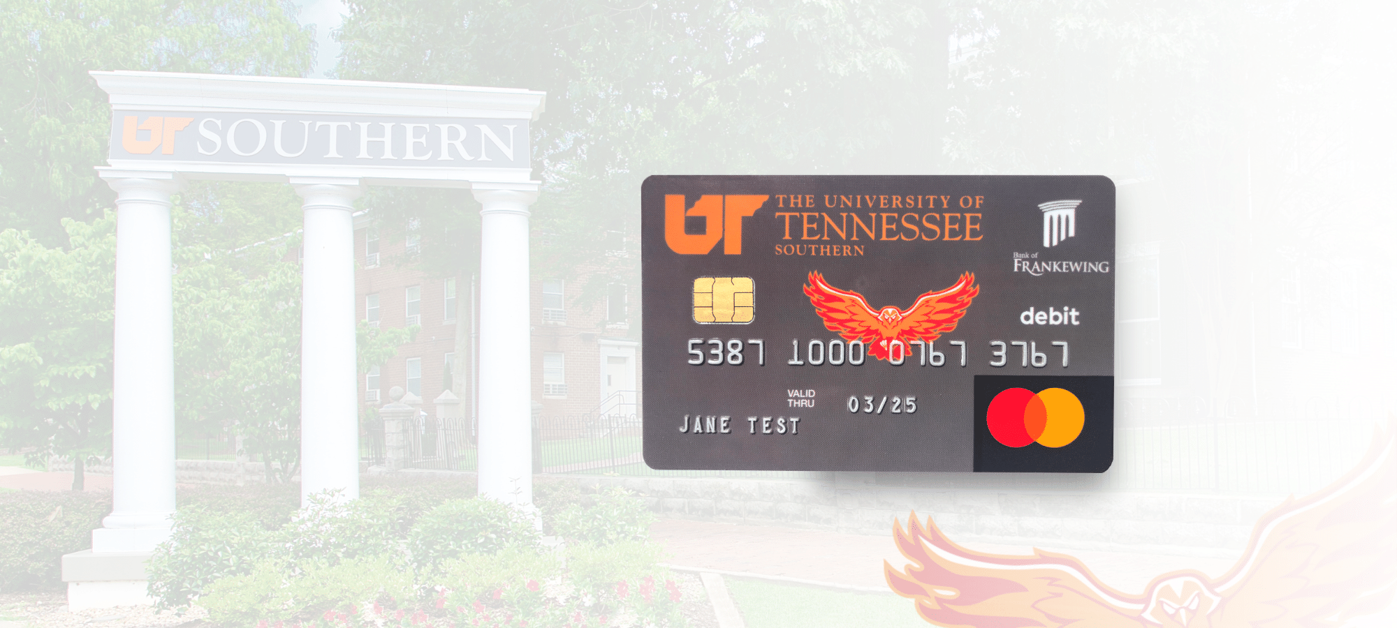 UT Southern Spirit Debit Card Go Firehawks Support your School