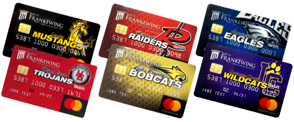 Spirit Debit Cards displayed